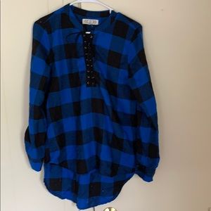 Flannel long shirt